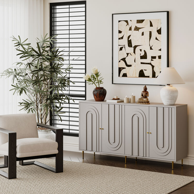 Gitvuk Wooden Cabinet Sideboard image number 3