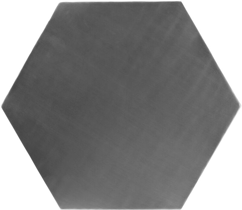 Meridian Furniture Hexagon Brushed Chrome End Table image number 6