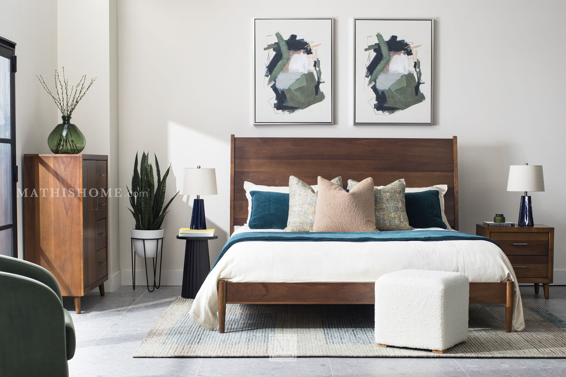 Malibu Queen Panel Bed | Mathis Home