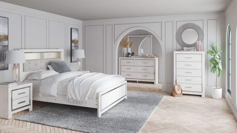 Altyra Queen Panel Bookcase Headboard
