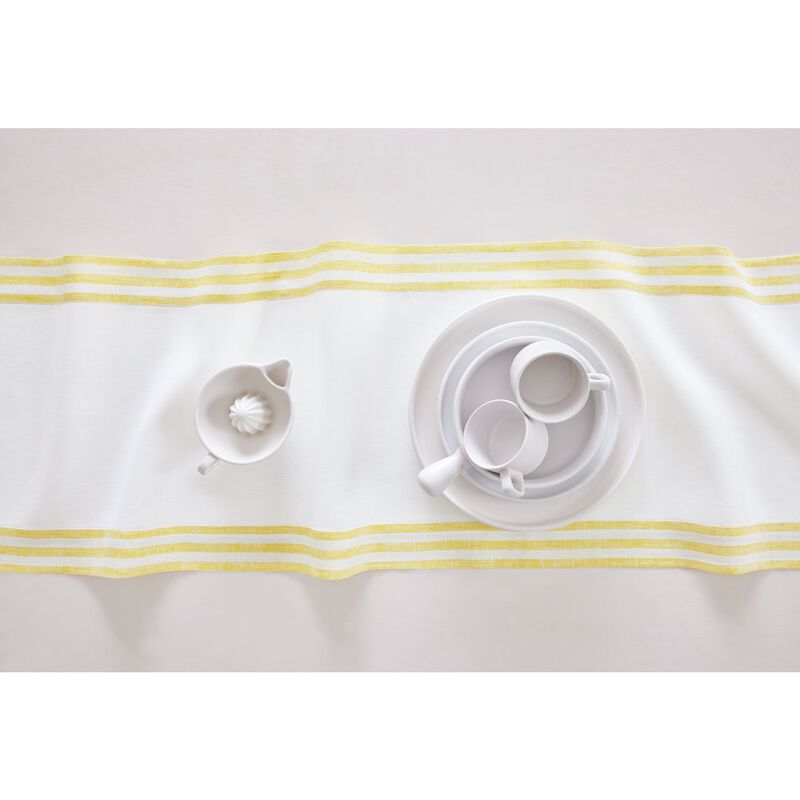 Solino Home 100% Pure Linen Table Runner - Mila