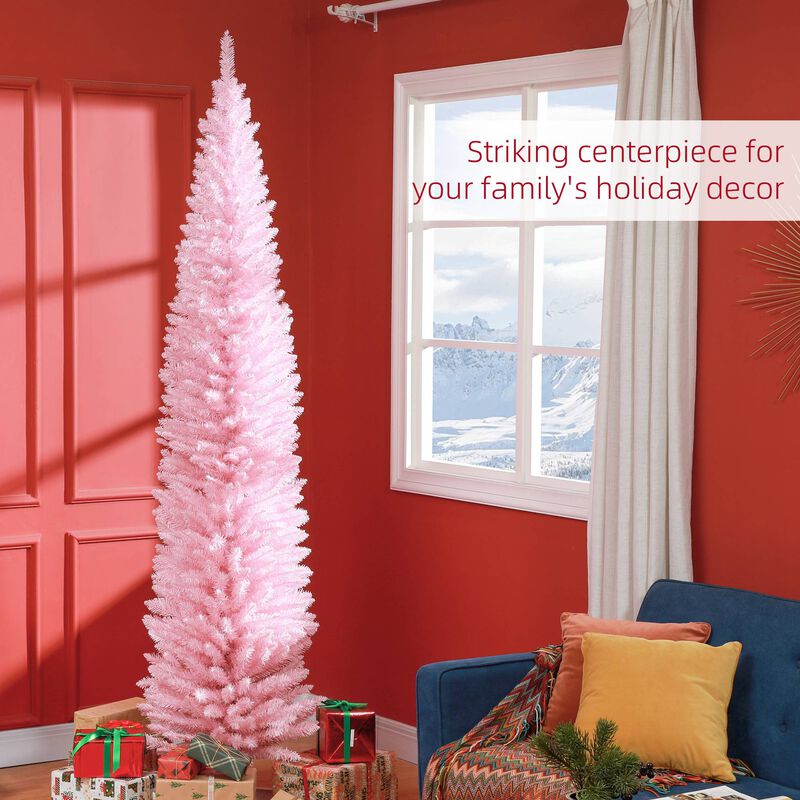 8 ft Artificial Pencil Christmas Tree
