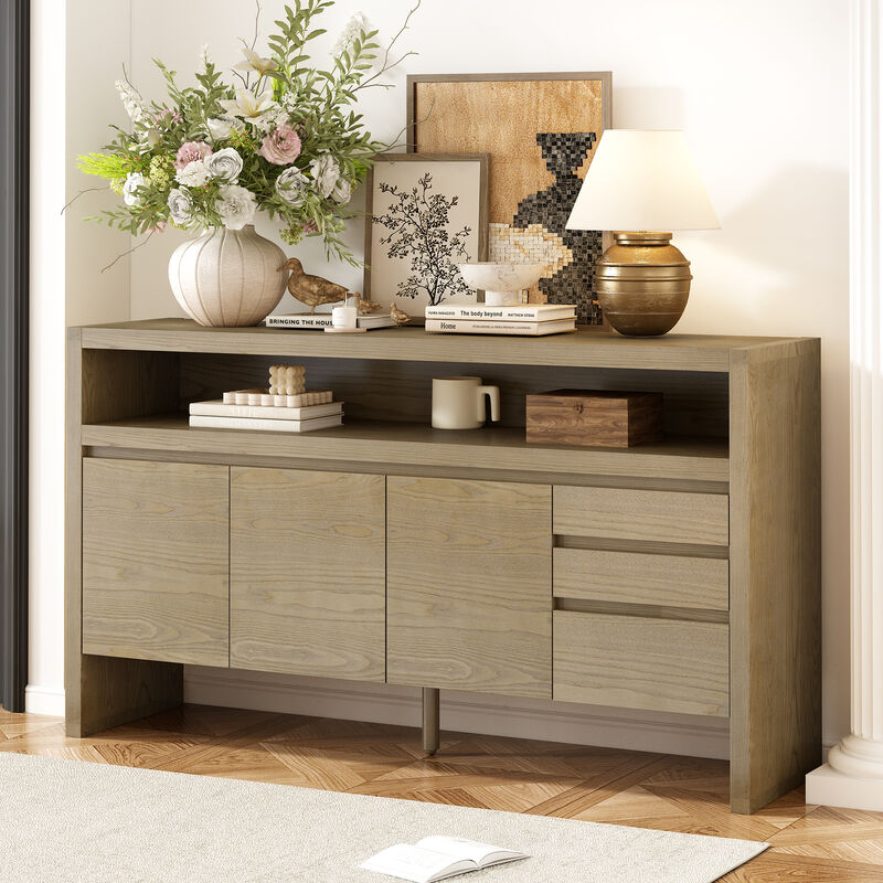 Merax 3-Door Sideboard with 3 Drawers