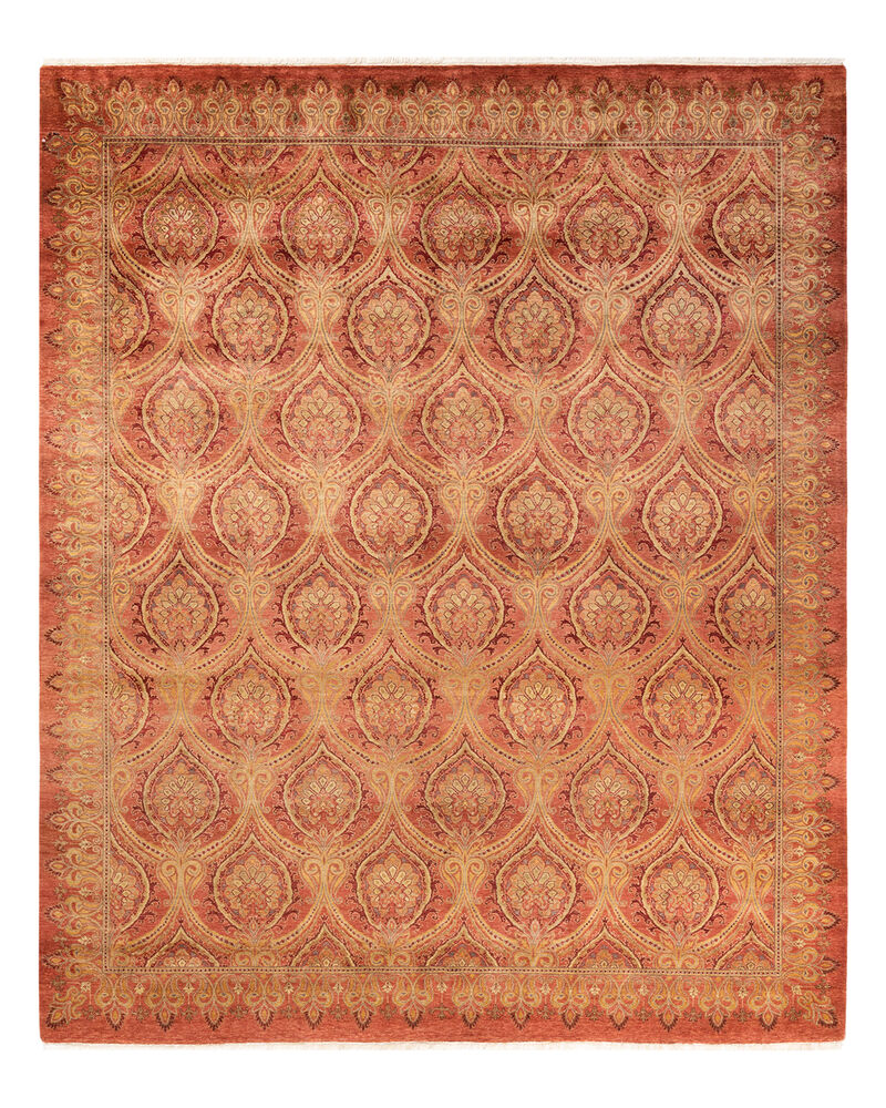 Mogul, One-of-a-Kind Hand-Knotted Area Rug  - Pink, 8' 0" x 9' 8" image number 1