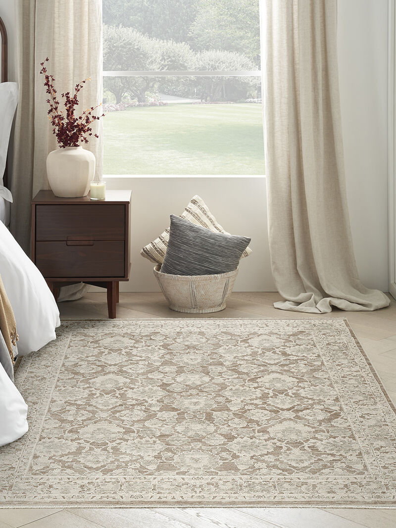 Shadows SHW03 Ivory/Mocha 3'11" x 5'11" Rug image number 7