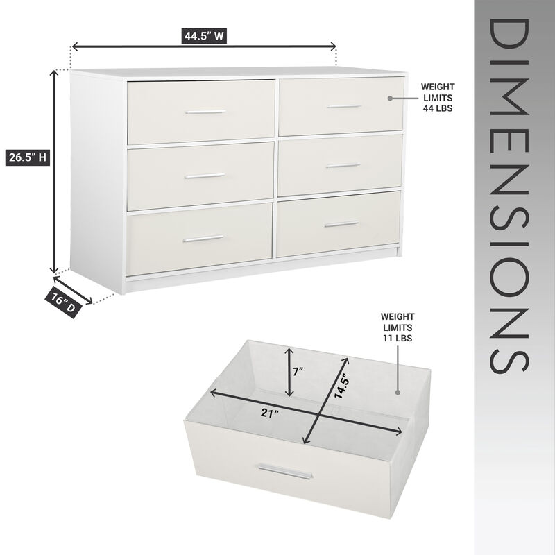 Stofto Large Fabric Drawers Dresser image number 3