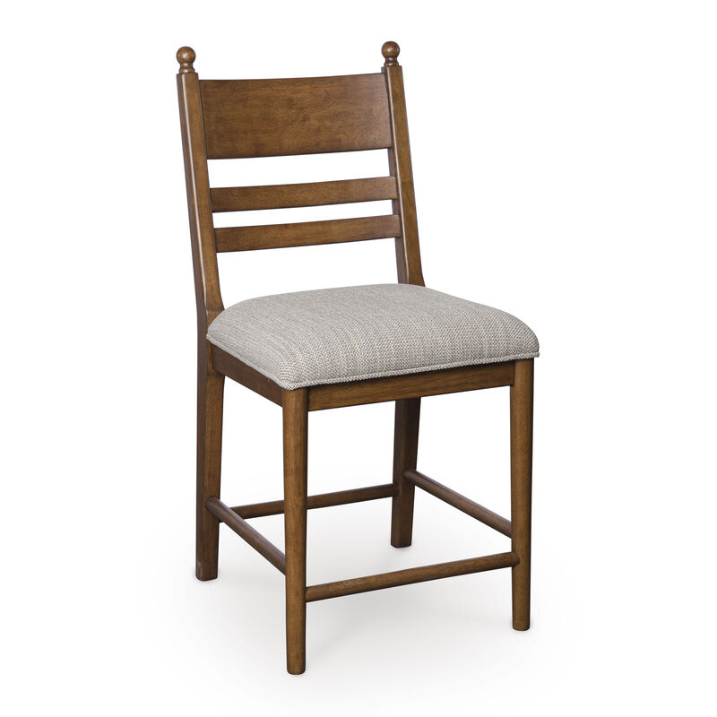 Chadworth Brown Upholstered Barstool image number 2