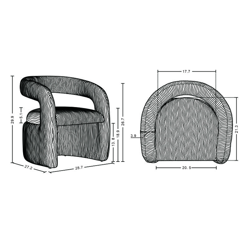 Corvette Gray Dining Chair