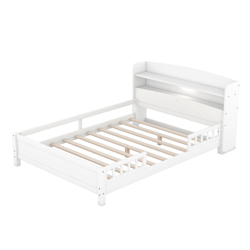 Merax Platform Bed with Built-in LED Light