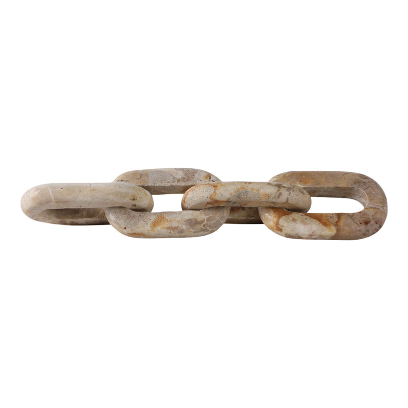 14x3" 4-link Marble Chain, Light Leopard image number 0