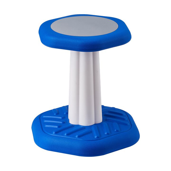 Kids Active Wobble Chair with Soft Cushion Improves Focus and Posture for Classroom