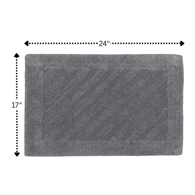 Shooting Star 220 GSF Reversible Bath Rug 17 x 24 - Light Blue
