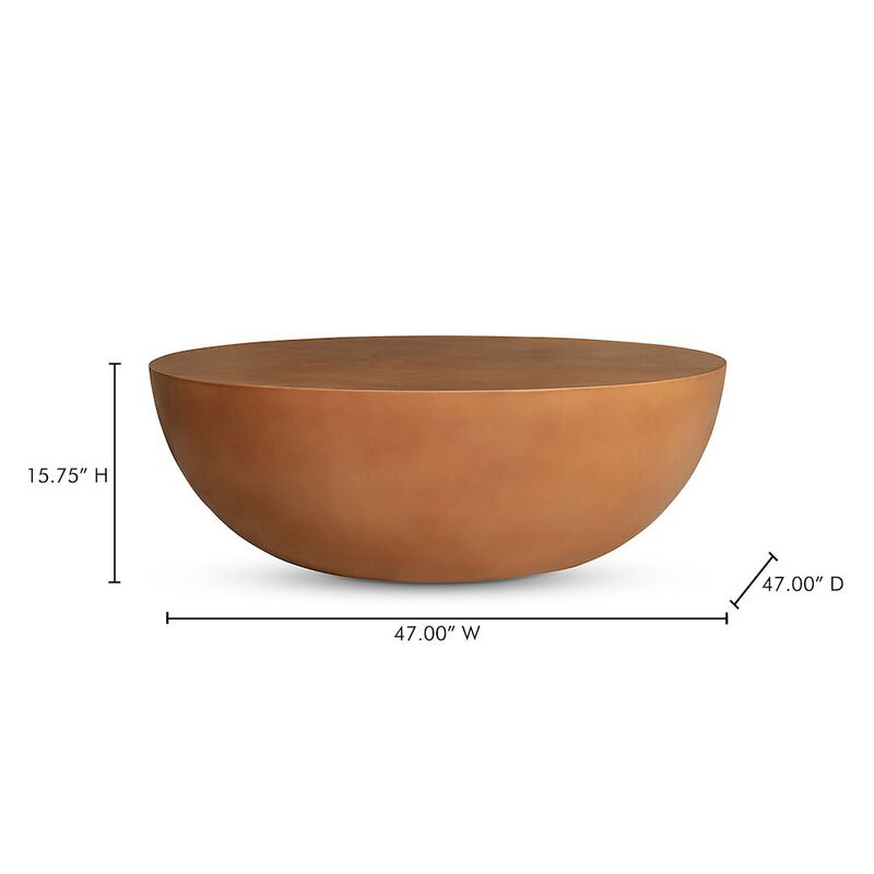 Moe's Home Collection Insitu Coffee Table Terracotta