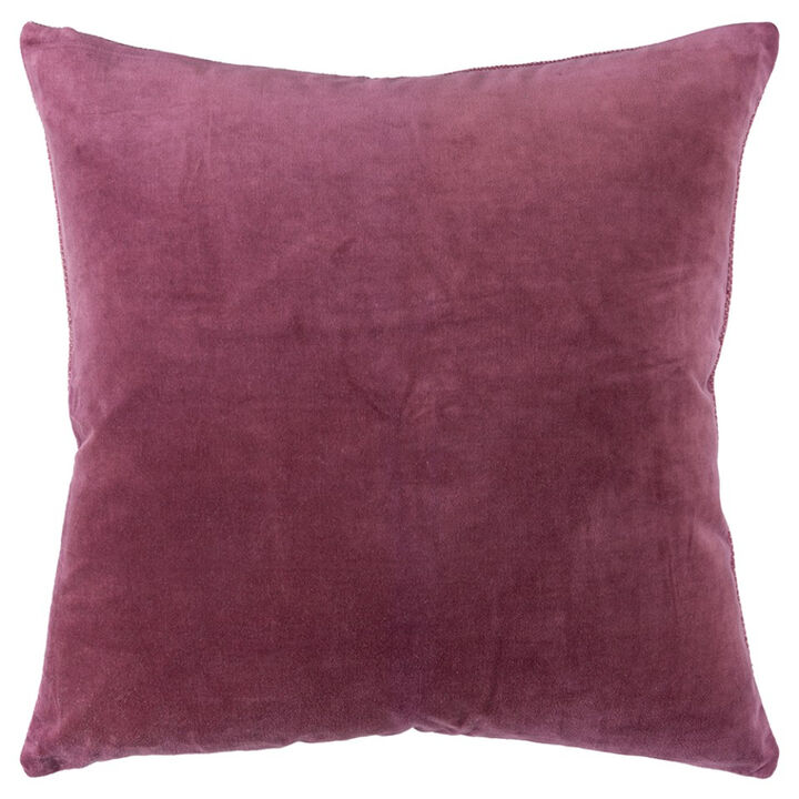Modern Reversible Cotton Velvet Throw Pillow &ndash; Decorative Accent Cushion for Sofa or Bedroom