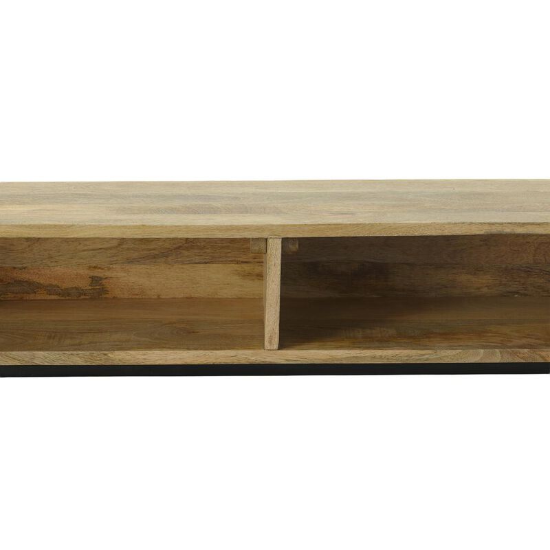 Carolina Living Edvin Console Table - Natural/Black