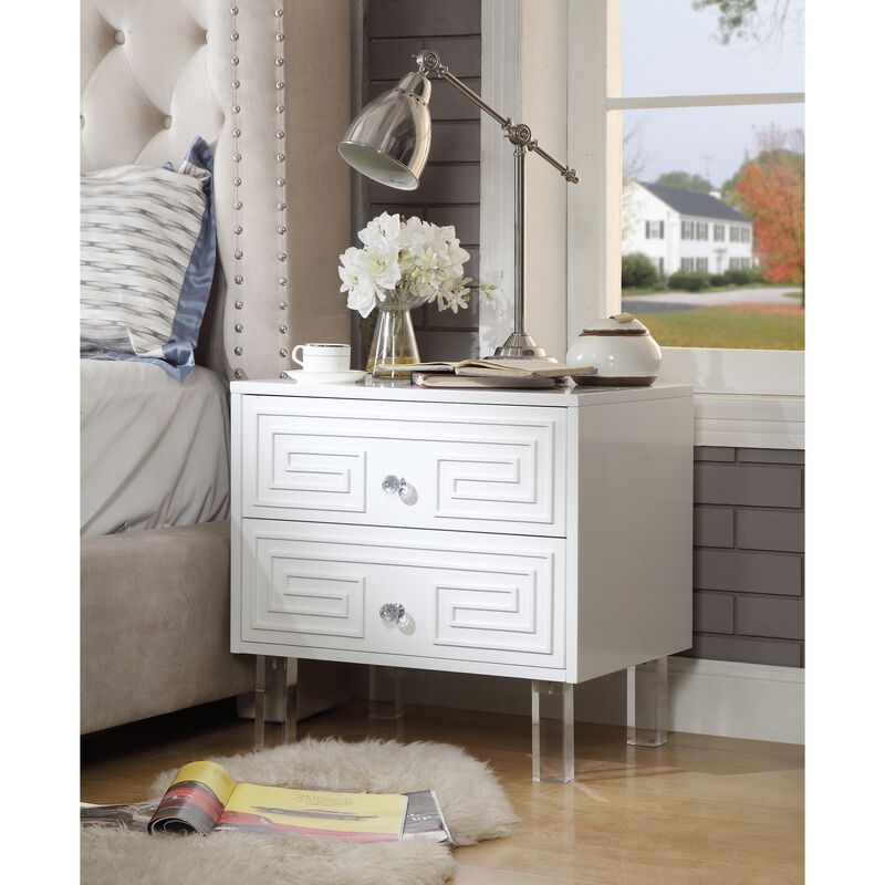 Inspired Home Clarice  Side Table/Accent Table/Nightstand