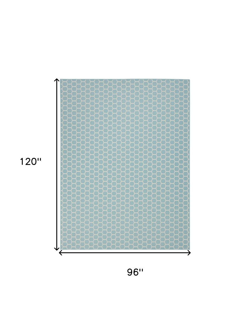 HomeRoots Geometric Indoor Outdoor Area Rug image number 6