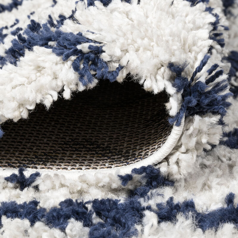 Algaida Moroccan Diamond Shag Area Rug