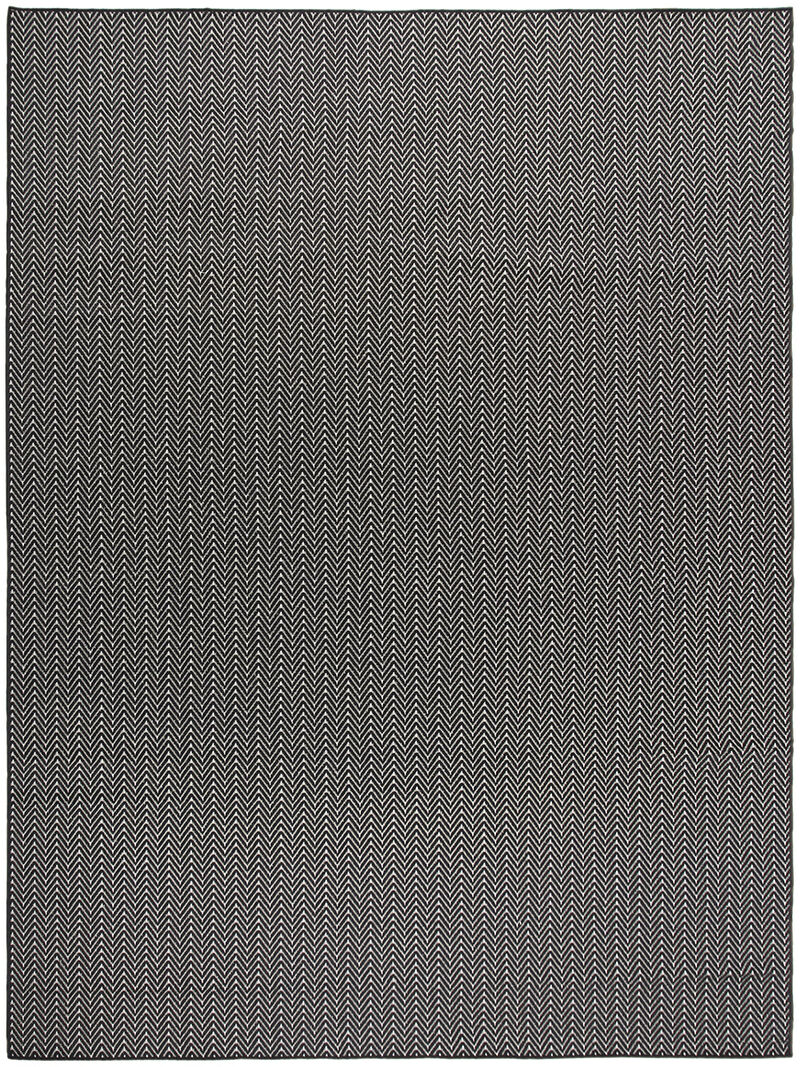 Horizon Indoor/Outdoor HOZ02 Black 10' x 14' Rug