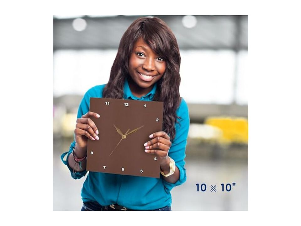 Copper Cool Wall Clock 15 Inch Home Decor