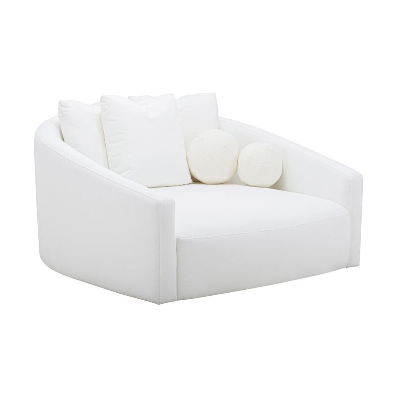 Hanim Cream Linen Daybed image number 0
