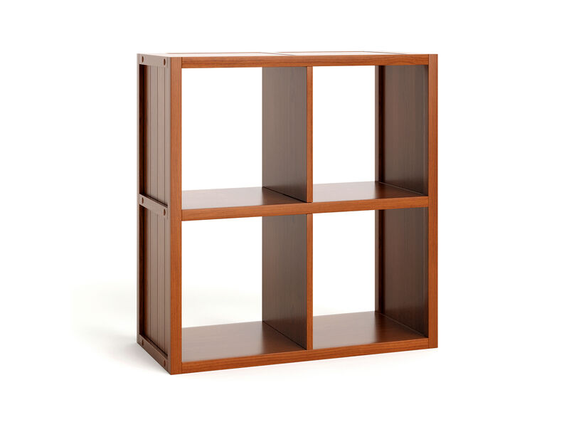 Solid Wood 4 Cube Organizer