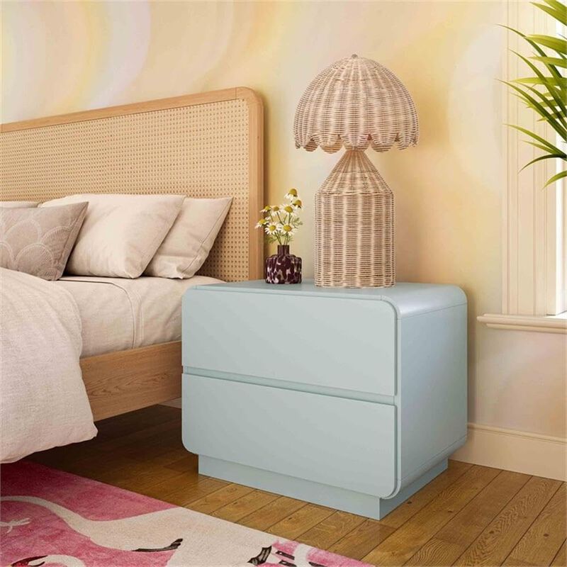 Casafoyer Sagura Blue Nightstand image number 1