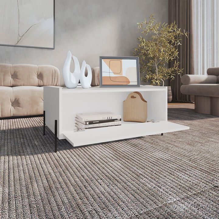 Tuhome Shan Coffee Table White MDF