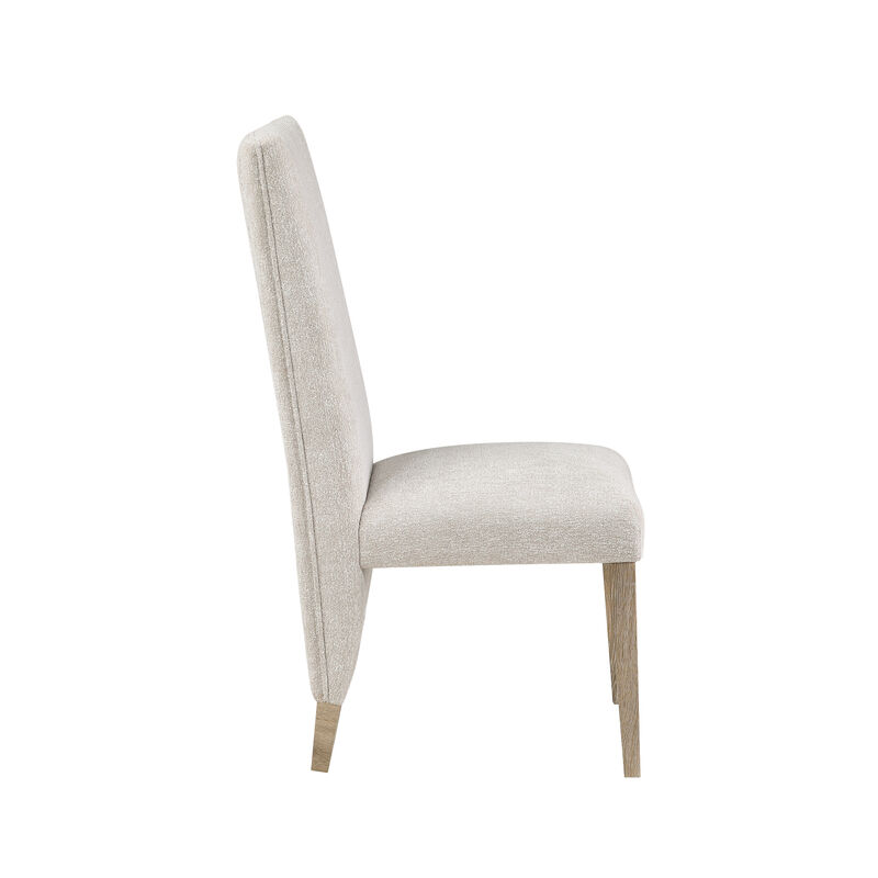 D12 Beige Natural Dining Chairs Set of 2 image number 3