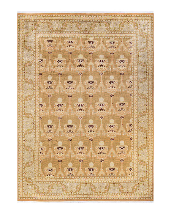 Mogul, One-of-a-Kind Hand-Knotted Area Rug  - Brown, 9' 3" x 12' 5"