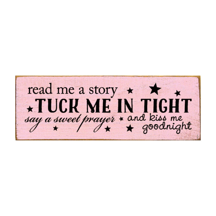 Rustic Knotty Pine Hanging Wall Sign with Story Quote Decorative Home Accent Plaque