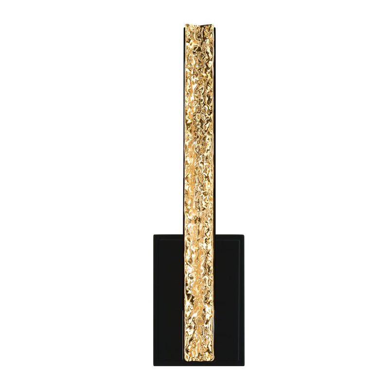 Stagger Integrated LED Black Wall Light