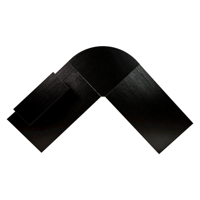 Flash Furniture L-Shaped Desk 71.5" Computer Corner Desk, Black/Black image number 6