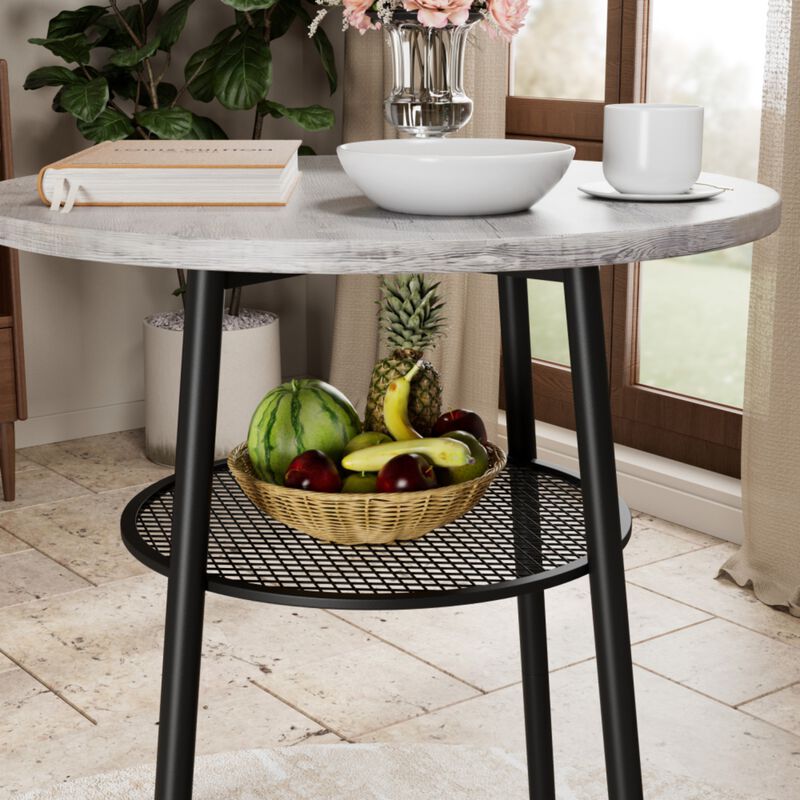Shroce 3‑Piece Industrial Bar Table Set image number 3