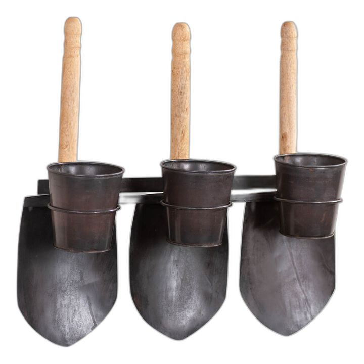 Irvins Country Tinware Garden Tool Flower Rack
