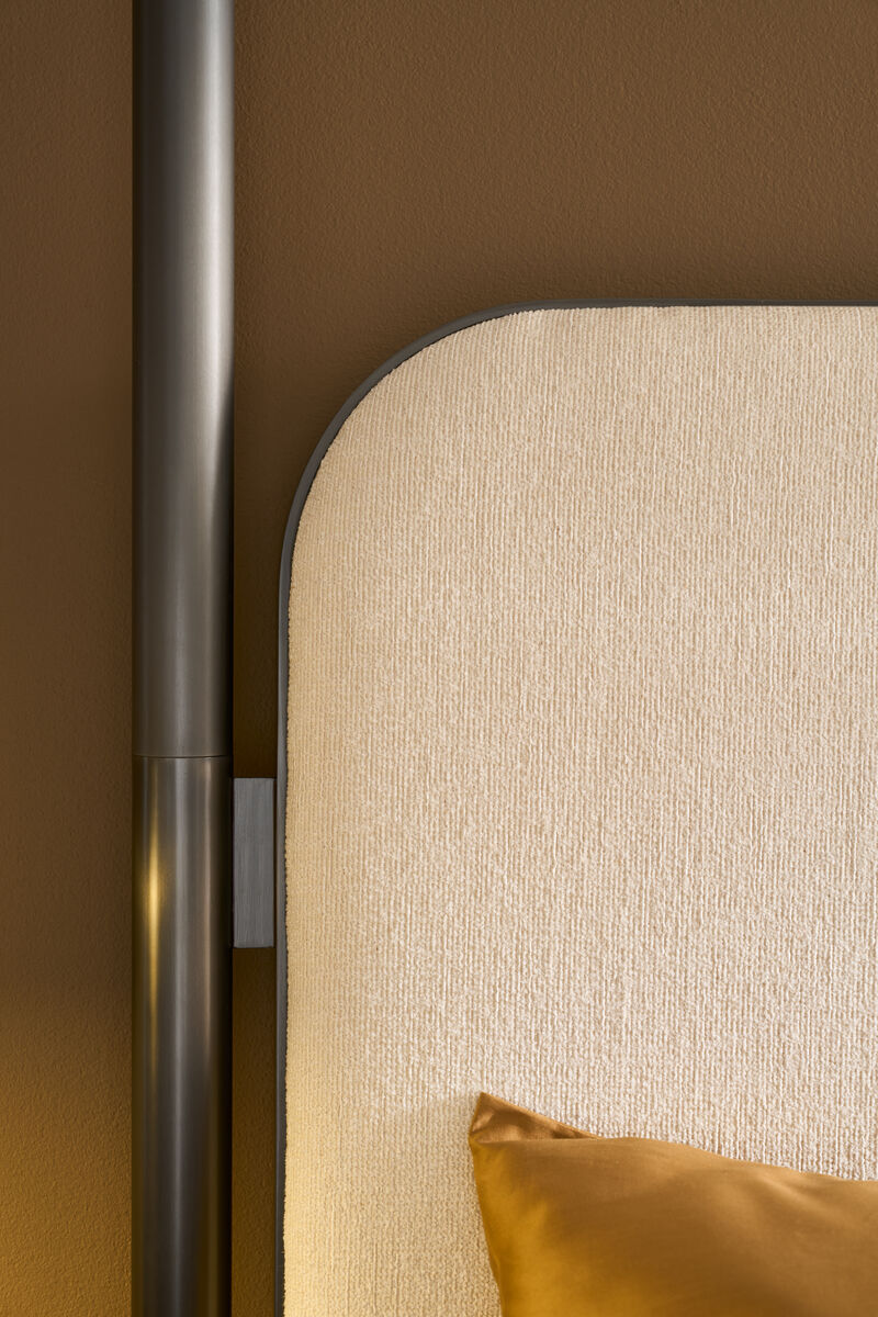 Campaign King Bed with Canopy