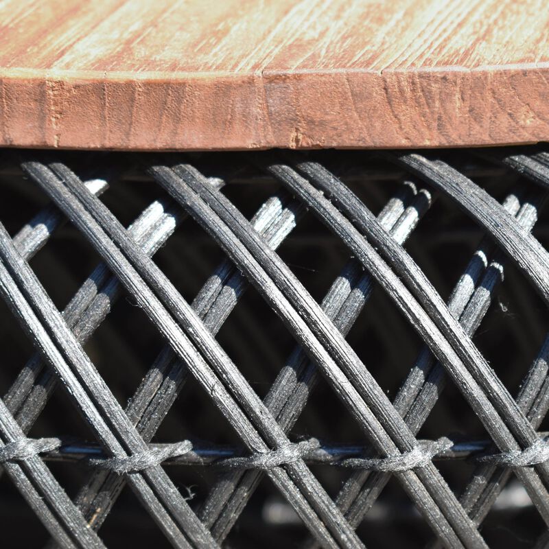 D-Bodhi Wave Side Table in Black