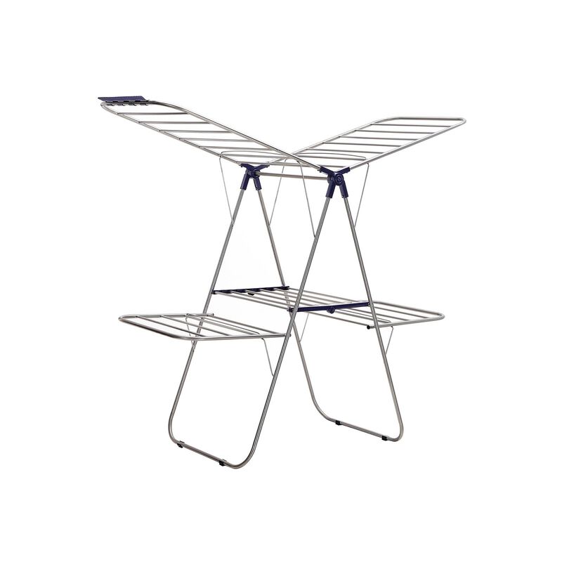 BreeBe Clothes Drying Rack with Adjustable Shelves