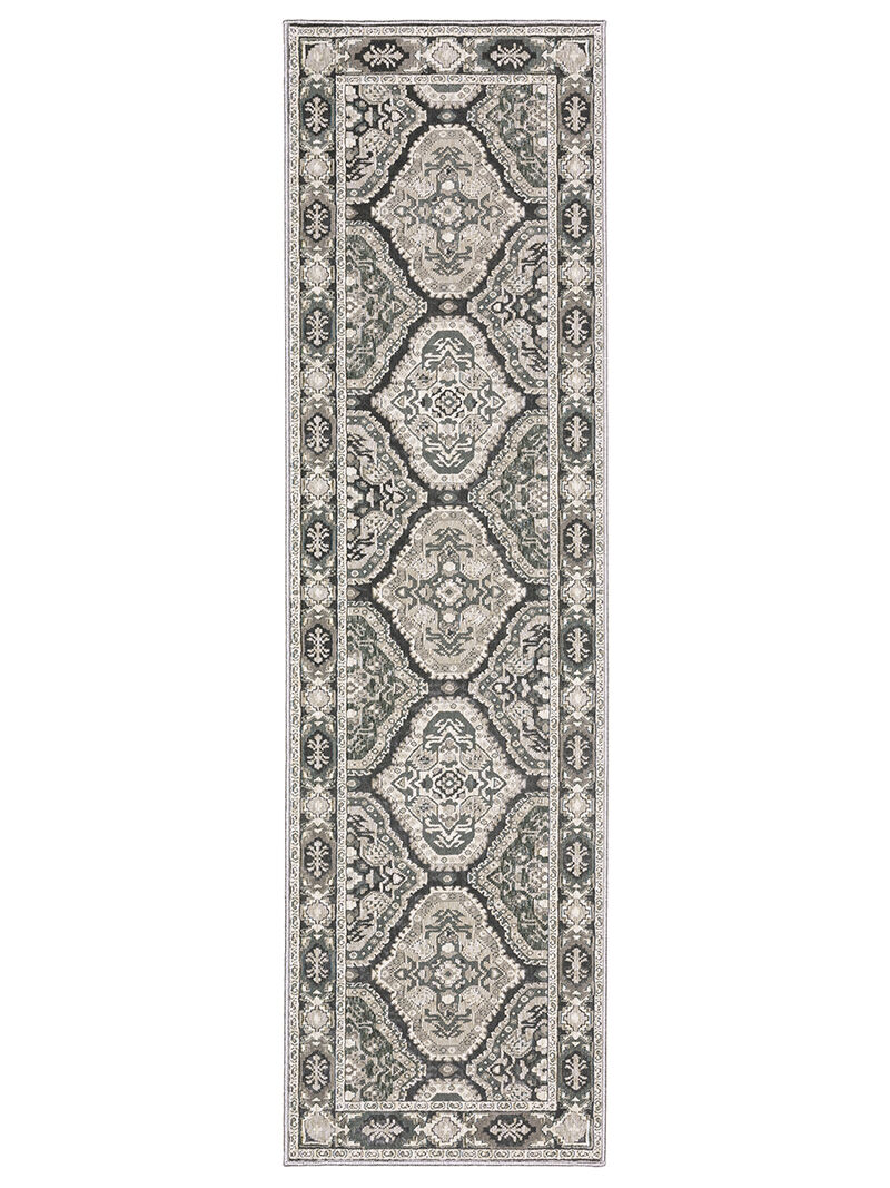Ellington 2'3" x 7'6" Grey Rug