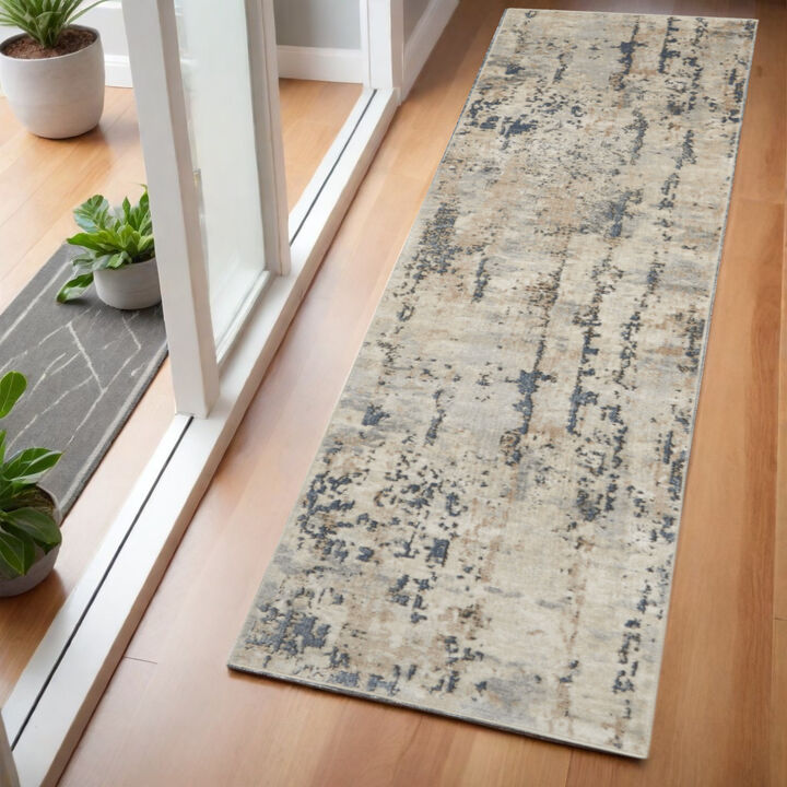 HomeRoots Abstract Runner Rug