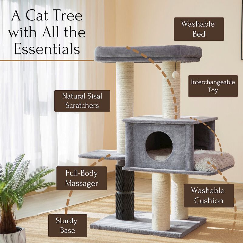 Petpals Grand Maine Coon 5-Level Cat Tree