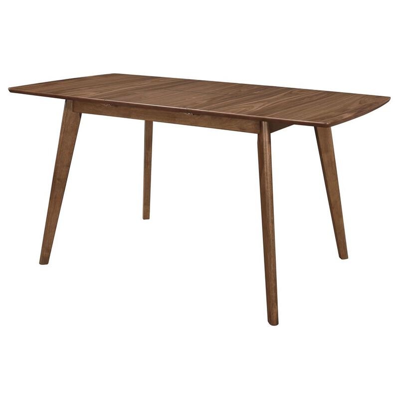 Coaster Alfredo Rectangular Dining Table Natural Walnut