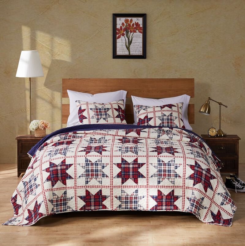 Greenland Home Fashion Liberty Pillowcase Soft Bed Pillows Sham for Sleeping - King 20x36", Multi
