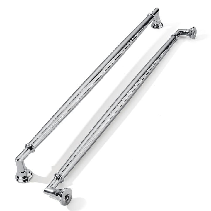 khtumeware 1 Pack Appliance Pull 18 Inch Polished Chrome Cabinet Pulls Heavy Duty Solid Cabinet Handles Kitchen Cabinet Hardware