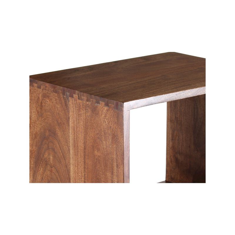 Porter Designs Portola Solid Acacia Wood Bookcase, Brown