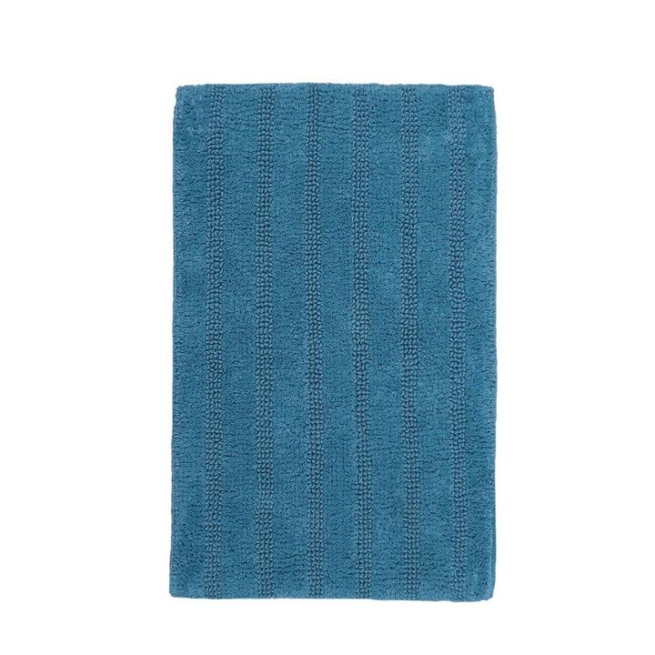 Knightsbridge Linear 220 GSF Reversible Bath Rug 21 x 34 - Ivory