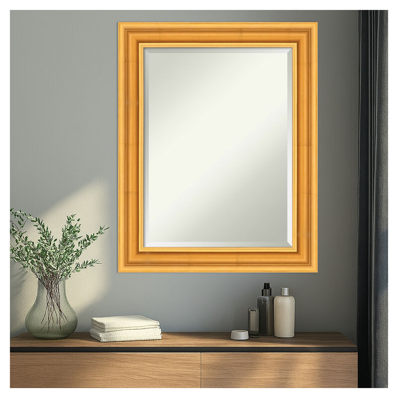 Sierra Beveled Wood Framed Wall Mirror image number 5