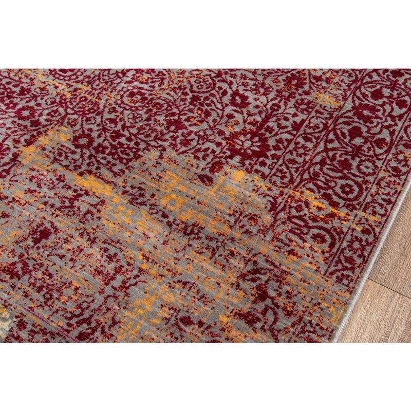 Momeni Petra Area Rug, Red, 2'3 X 3'9