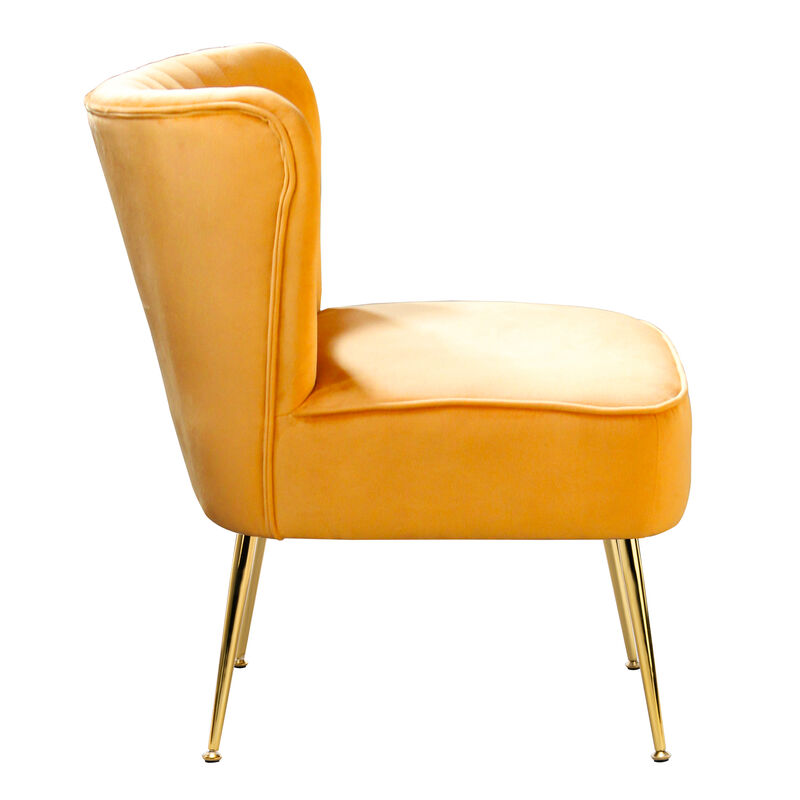 WestinTrends Mid Century Modern Tufted Velvet Loveseat Sofa and Chair Set