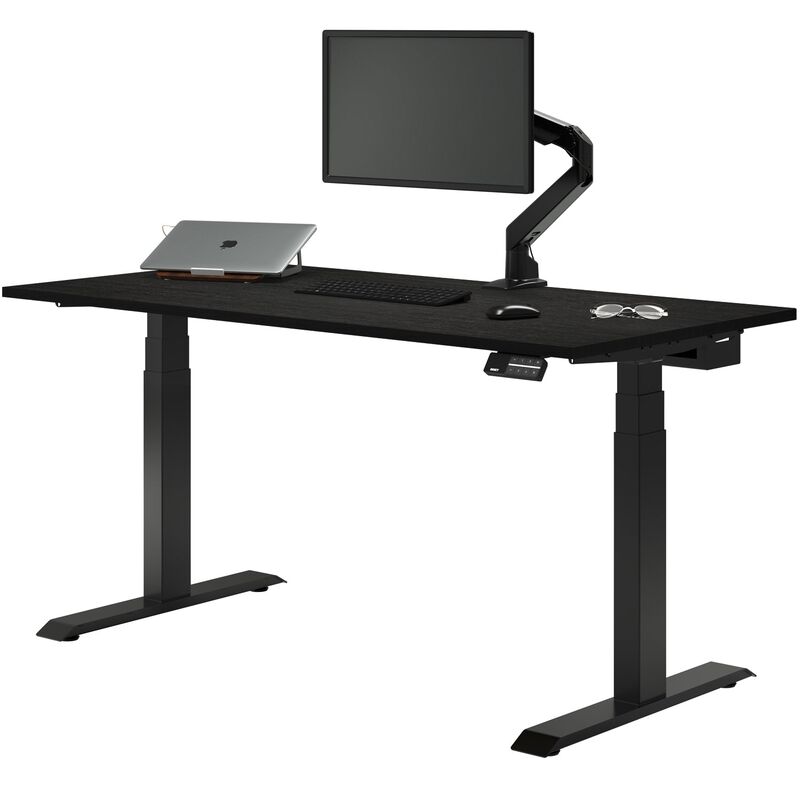 Desky Dual Bamboo Sit Stand Desk image number 0